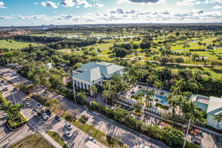 Provident Doral at The Blue - Aerial View of the resort and The Blue Monster Golf Course